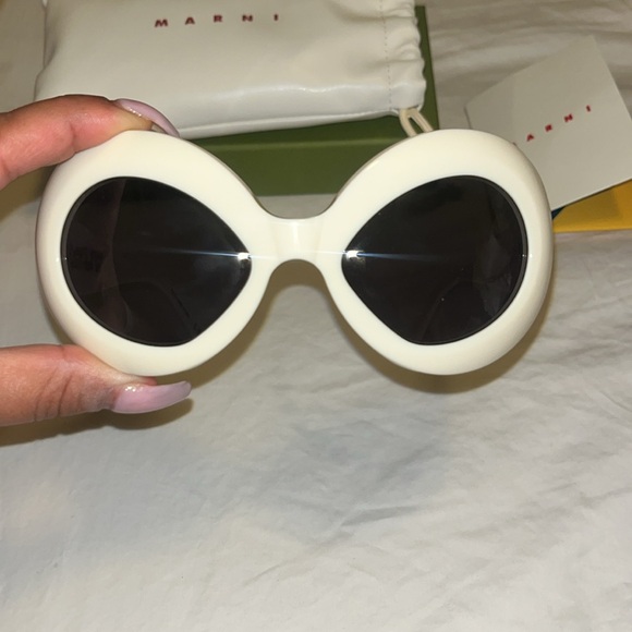 Marni Off White Round Shades